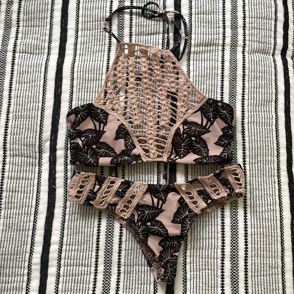 Acacia Swimwear set never worn and perfect condition.